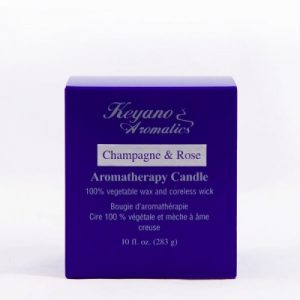 Keyano Champagne & Rose Candle 10 oz-0