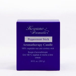 Keyano Peppermint Stick Candle 10 oz-0