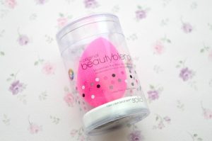 The Original Beauty Blender Single with Solid Cleanser kit Pink-6429