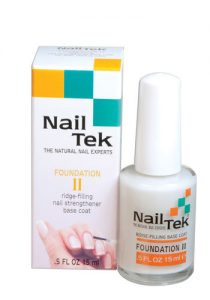 Nail Tek Foundation II Strengthening Ridge-Filling Base Coat 0.5 oz-0