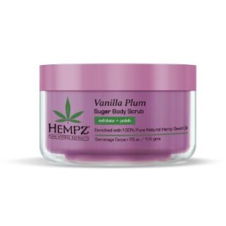 Hempz Vanilla Plum Herbal Sugar Body Scrub 7 oz. UltraBeauty.shop