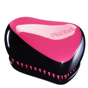 Tangle Teezer Compact Hot Pink and Black-0
