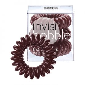 INVISIBOBBLE THE TRACELESS HAIR RING BRACELETS 3 PCS IN PACK - CHOCOLATE BROWN-0