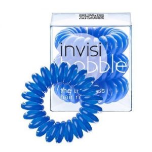 INVISIBOBBLE THE TRACELESS HAIR RING BRACELETS 3 PCS IN PACK - NAVY BLUE-0
