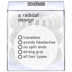 INVISIBOBBLE THE TRACELESS HAIR RING BRACELETS 3 PCS IN PACK – INNOCENT WHITE-0