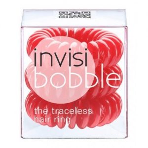 INVISIBOBBLE THE TRACELESS HAIR RING BRACELETS 3 PCS IN PACK – RASPBERRY RED-0