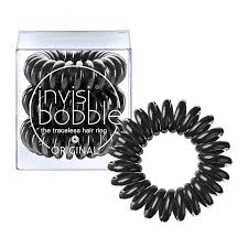 Invisibobble 3 traceless Hair Ring True Black-0