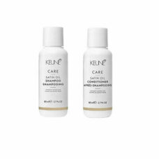 Keune Care Line Satin Oil Shampoo And Conditioner / 2.7 oz Travel Set - Image 1