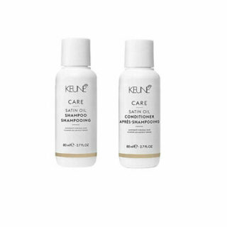 Keune Care Line Satin Oil Shampoo And Conditioner / 2.7 oz Travel Set UltraBeauty.shop