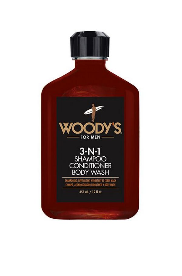 Woody’s 3in1 Shampoo/Conditioner/Body Wash, 12 Oz