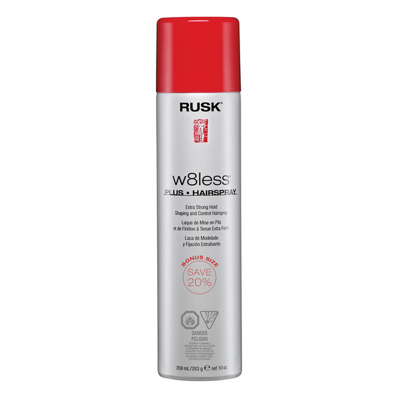 Rusk W8less Plus Bonus Size Hairspray 80 VOC 10 Oz*