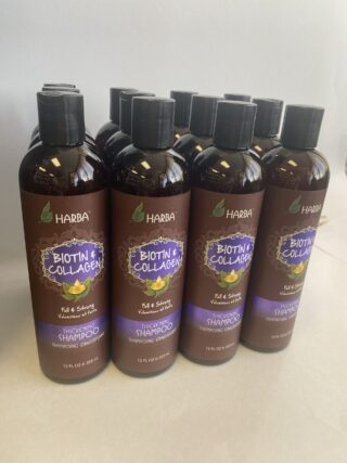 HARBA Biotin and Collagen Thickening Shampoo 12 Fl Oz.( Pack of 12) UltraBeauty.shop