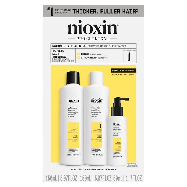 Nioxin System Trial Kit 1, Cleanser, Scalp Therapy, Scalp Treatment Beauty Products UltraBeauty.shop Nioxin System Trial Kit 1, Cleanser, Scalp Therapy, Scalp Treatment UltraBeauty.shop