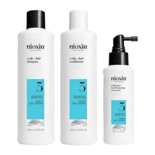 Nioxin System Kit 3,Cleanser, Conditioner, Scalp Treatment