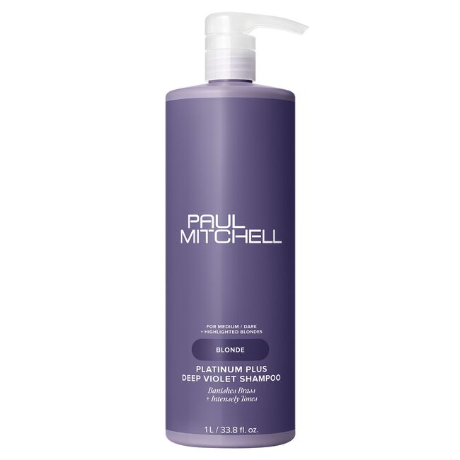 Paul Mitchell Platinum Plus Deep Violet Shampoo 33.8 Oz.