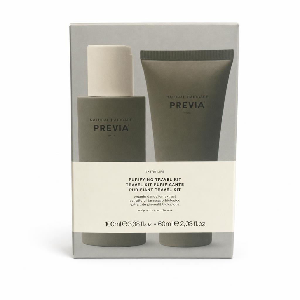 Previa Purifying Travel Shampoo Set 100ml + Treatment 60ml