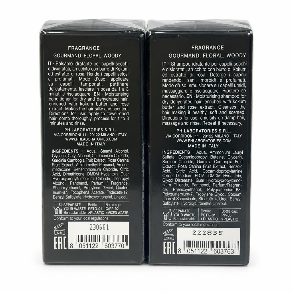 pH Laboratories Kit Deep Moisture Shampoo & Conditioner 3.38 Oz. (Travel size)