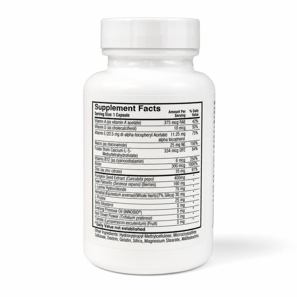 BosleyMD Healthy Hair Growth Supplements 60 Capsules For Men