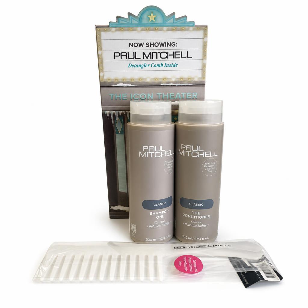 Paul Mitchell Shampoo One & The Conditioner 10 Oz Duo (Detangler Comb Inside) Paul Mitchell Shampoo One & The Conditioner 10 Oz Duo (Detangler Comb Inside)
