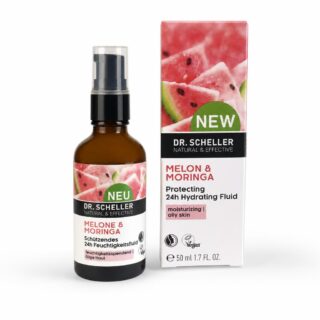 Dr. Scheller Melon & Moringa Protecting 24h Hydrating Fluid for Oily Skin, 50 mL.**