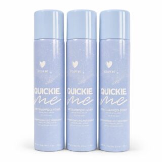 Design.Me Quicke.Me Dry Shampoo, Foam 5.3 oz Set of 3