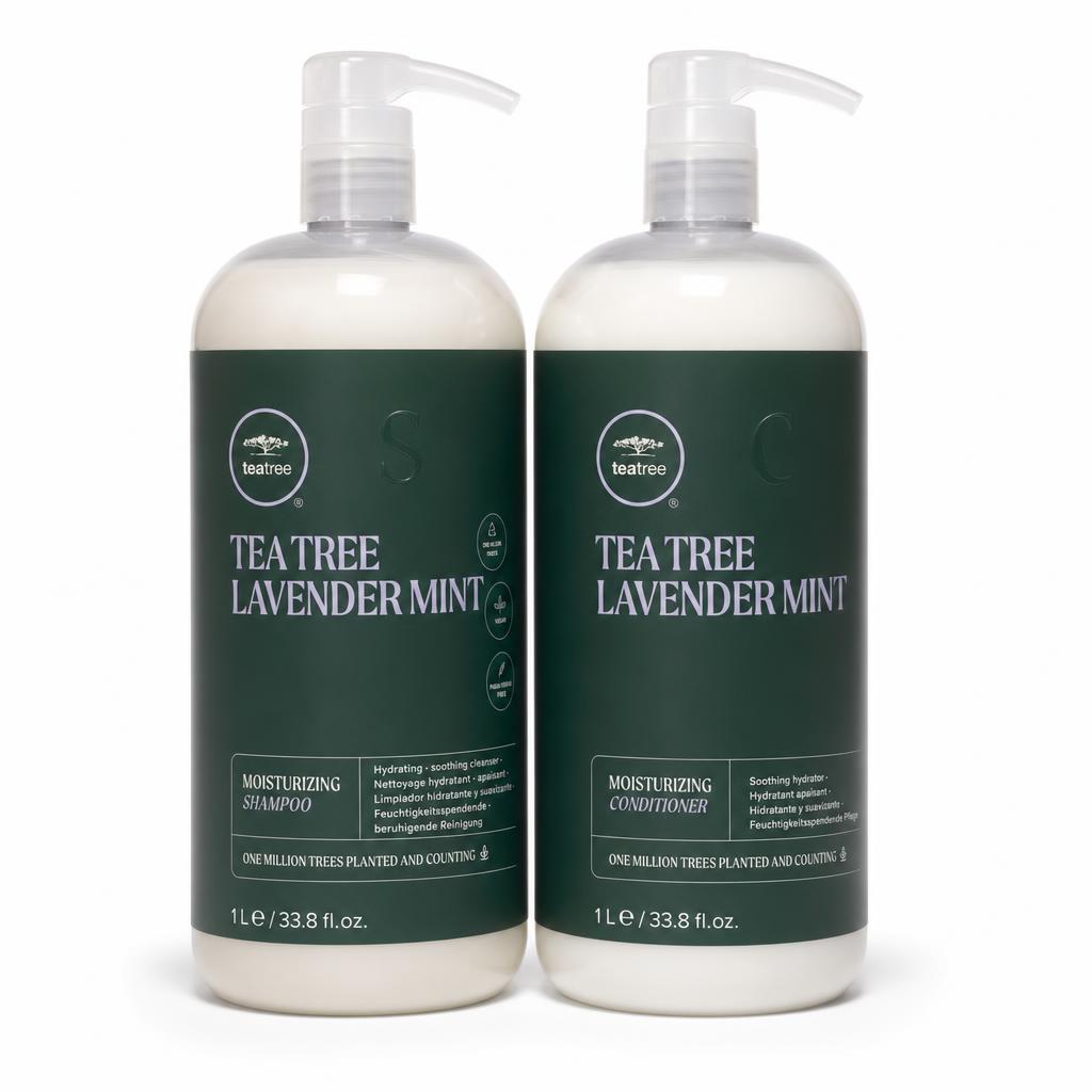 Paul Mitchell DUO Tea Tree Lavender Mint Moisturizing Shampoo & Conditioner 33.8 Oz.