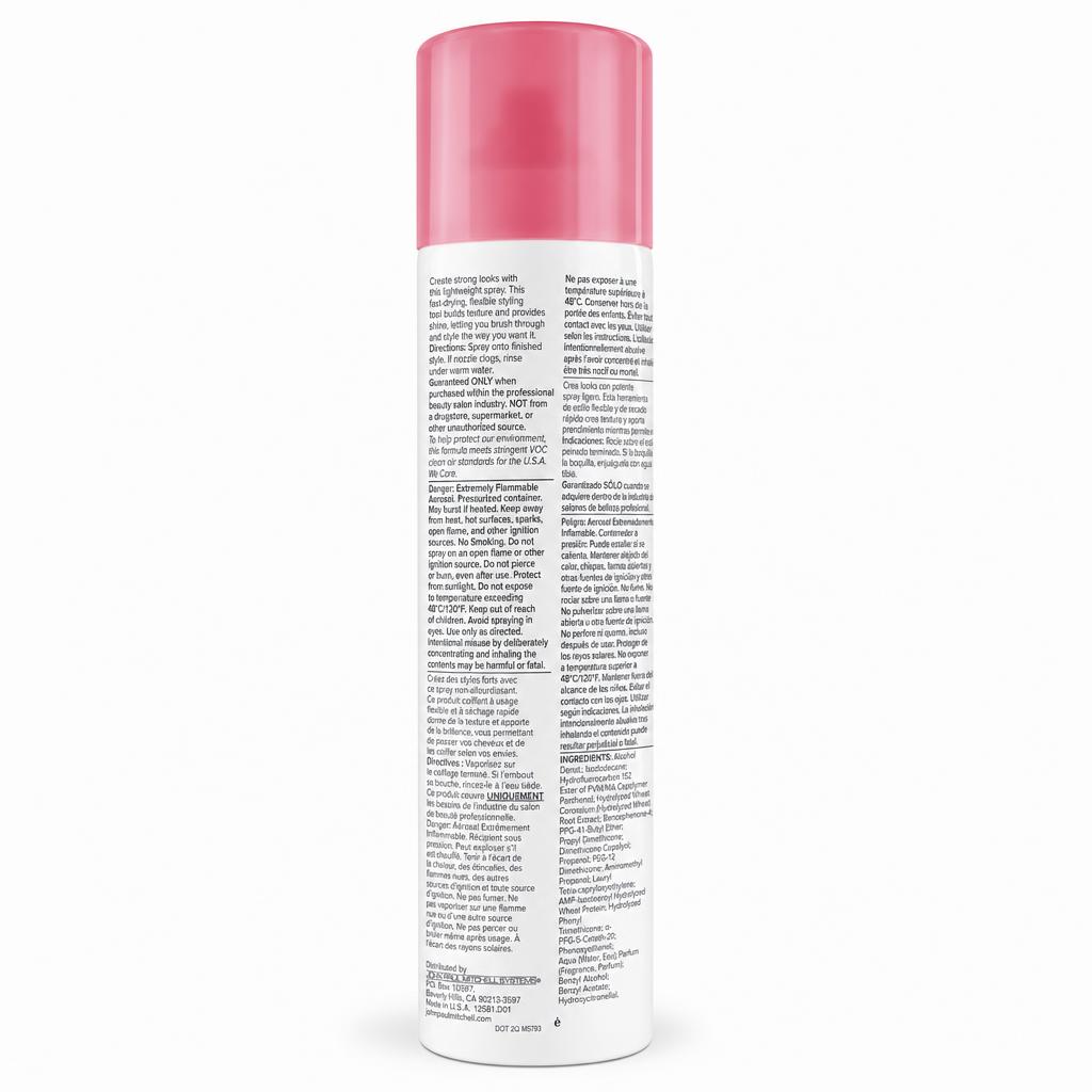 Paul Mitchell Soft Style Super Clean Touchable Hold Finishing Spray 9.5 Oz.