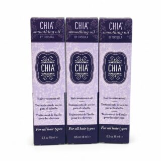 Trissola Chia Smoothing Oil Set of 3- 0.5 Oz.