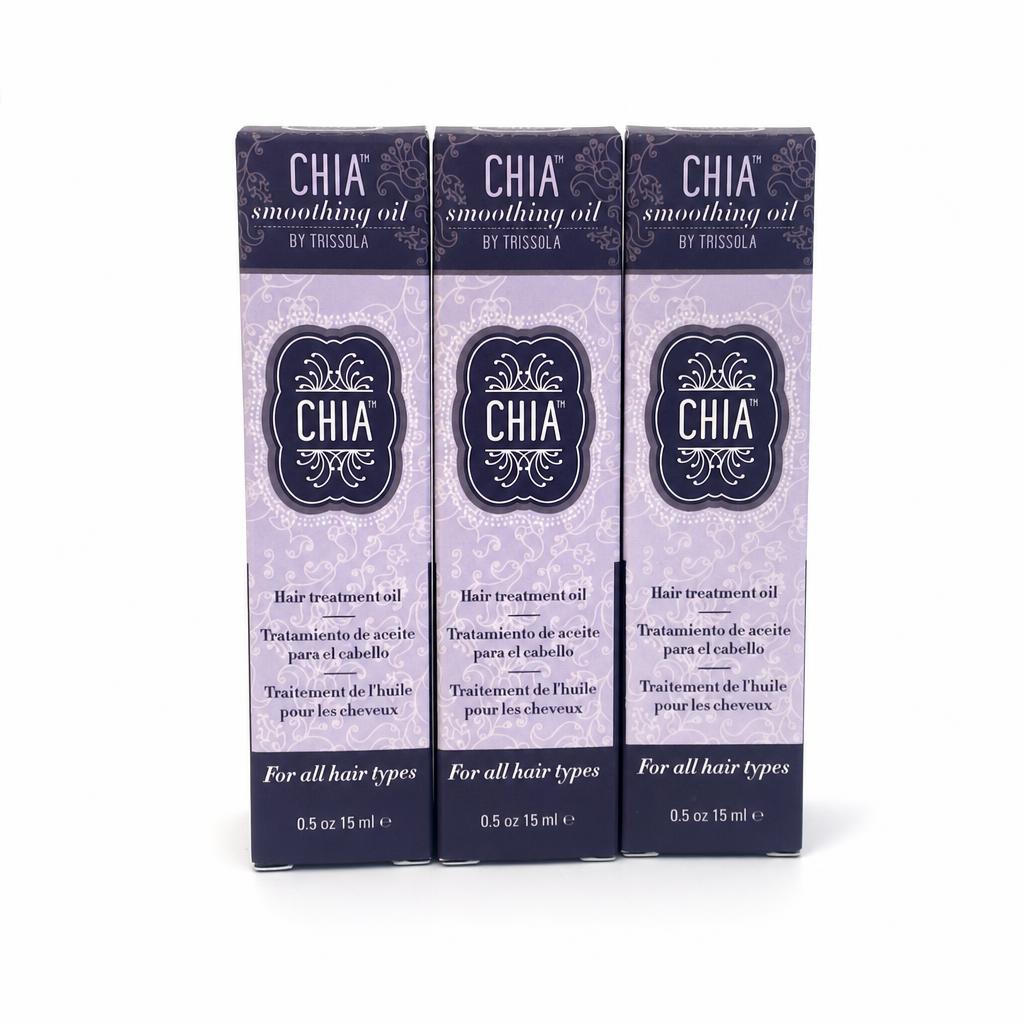 Trissola Chia Smoothing Oil Set of 3- 0.5 Oz. Trissola Chia Smoothing Oil Set of 3- 0.5 Oz.