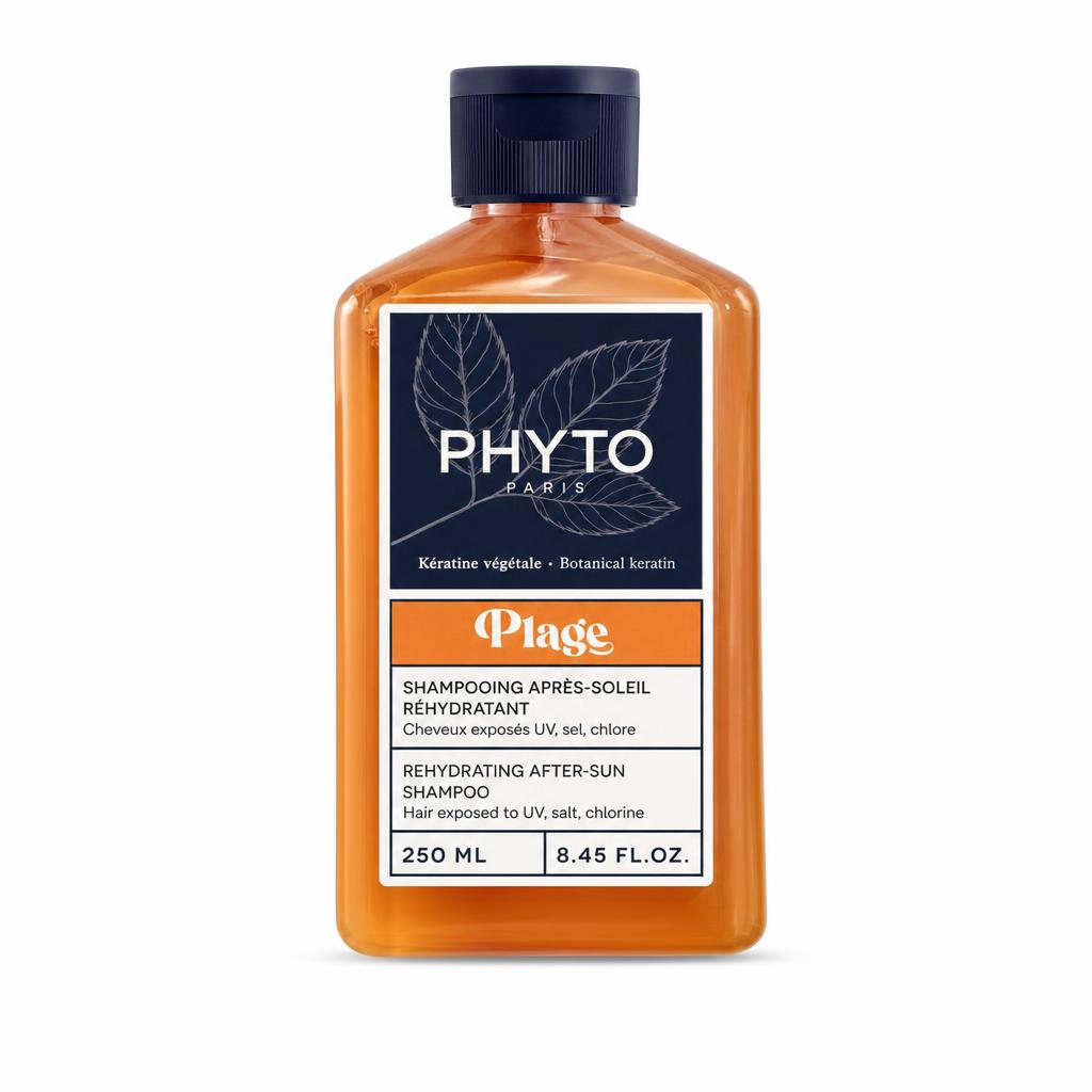Phyto Paris Beach Rehydrating After-Sun Shampoo Hair exposed to UV Salt and Chlorine 250ml