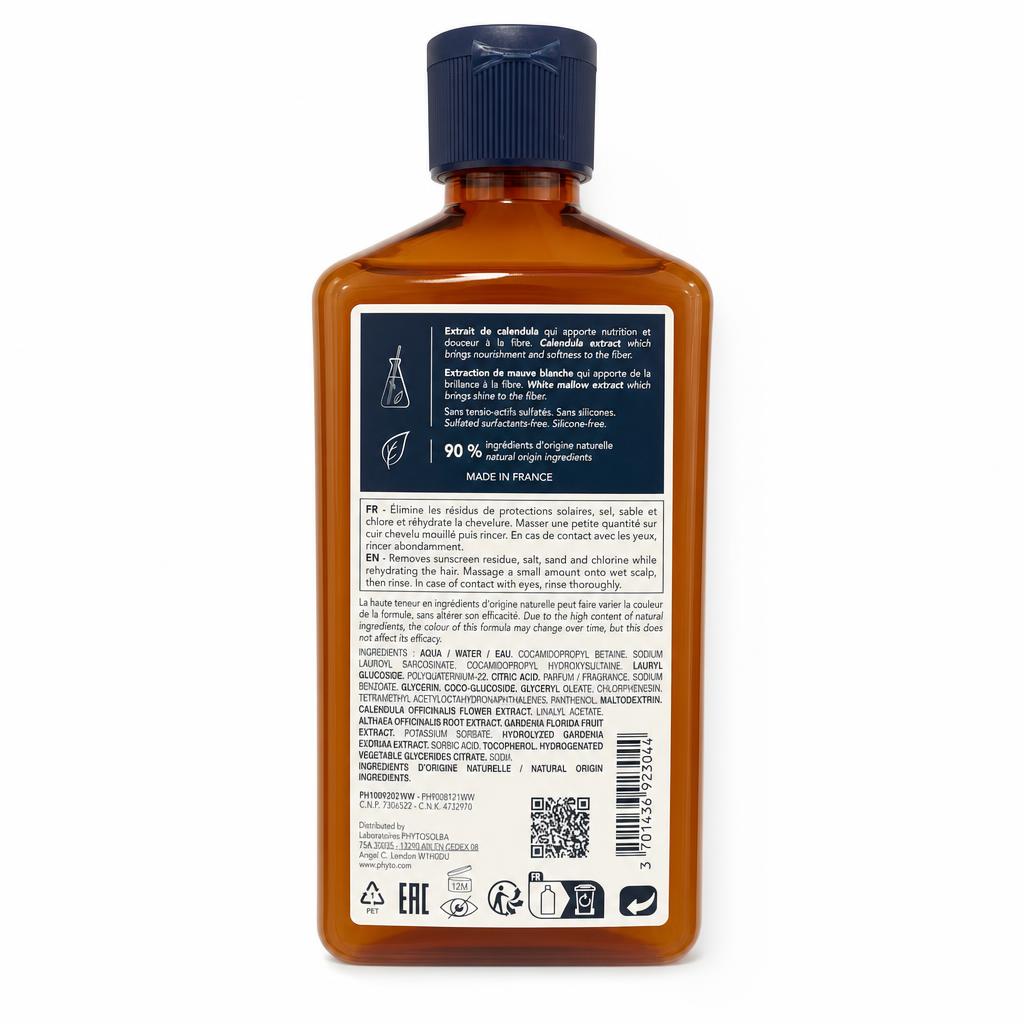 Phyto Paris Beach Rehydrating After-Sun Shampoo Hair exposed to UV Salt and Chlorine 250ml